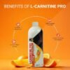 71kEb9eSXrL._SX679_ MuscleBlaze Liquid L-Carnitine PRO (Tangy Orange, 450ml) | 3300mg L- Carnitine | Triple Strength Formula
